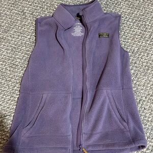 L.L. Bean Cozy Purple Vest
